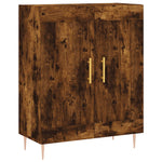 Highboard Smoked Oak 69.5x34x180 cm Engineered Wood 3199678