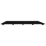Bed Frame without Mattress Black 160x200 cm Solid Wood Pine 824582