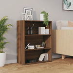 ZNTS Hanging Wall Cabinet Brown Oak 69.5x32.5x90 cm 817401