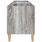 Record Cabinet Grey Sonoma 121x38x48 cm Engineered Wood 831931