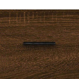 Sideboard Brown Oak 34.5x34x90 cm Engineered Wood 828691