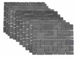 Mosaic Tiles Grey 30 x 30 cm Marble 42033526