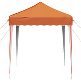 Pop-up Party Tent 195 x 195 x 245 cm Orange Oxford Fabric 42019723