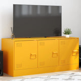 TV Cabinet Mustard Yellow 99x39x44 cm Steel 841646