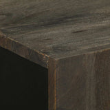 Sideboard Black 60x33x75 cm Solid Wood Mango 4017686