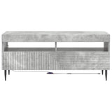 LED TV Cabinet Concrete Grey Engineered Wood 896988