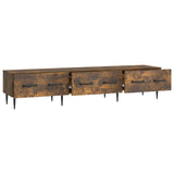 TV Cabinet Smoked Oak 147 x 34.5 x 30 cm Engineered Wood 894940