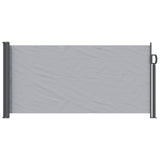 Retractable Side Awning 300 x 100 cm Polyester Rectangular Grey 42035567