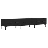 TV Cabinet Black 150x36x30 cm Engineered Wood 829157