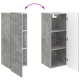 Wall-Mounted Cabinet Concrete Grey 33 x 34.5 x 94 cm 898248