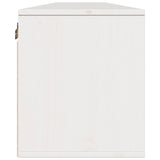 Wall Cabinets 2 pcs White 100x30x35 cm Solid Wood Pine 813468