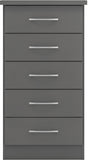 ZNTS Nevada 5 Drawer Narrow Chest 100-102-152