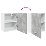 Hanging Cabinet Lyon Concrete Grey 50x31x60 cm Engineered Wood 856106