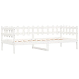 Day Bed without Mattress White 90x200 cm Solid Wood Pine 840380