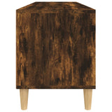 TV Cabinet Smoked Oak 100x34.5x44.5 cm Engineered Wood 831898
