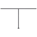 ZNTS Freestanding Manual Retractable Awning 400x300 cm Cream 3069737