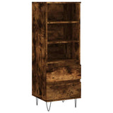 Highboard Smoked Oak 40x36x110 cm Engineered Wood 831513