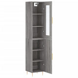 Highboard Grey Sonoma 34.5x34x180 cm Engineered Wood 3199167