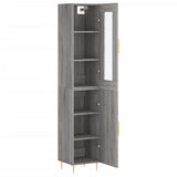 Highboard Grey Sonoma 34.5x34x180 cm Engineered Wood 3199167