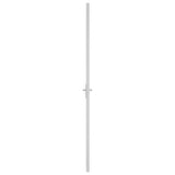 Interior Door 93x201.5 cm White ESG Glass and Aluminium 350570