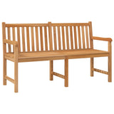 Garden Bench Teak Solid Teak Wood 150 cm Sturdy Garden Bench 316623