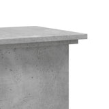 Plant Stand Concrete Grey 33x33x100 cm Engineered Wood 852981