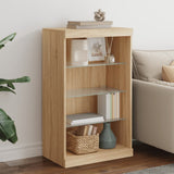 Sideboard with LED Lights Sonoma Oak 60.5x37x100 cm 836709