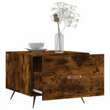 Coffee Tables 2 pcs Smoked Oak 50x50x40 cm Engineered Wood 829343