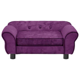 171041 Dog Sofa Burgundy 72x45x30 cm Plush