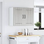 ZNTS Kitchen Wall Cabinet Lucca Grey Sonoma Engineered Wood 853833