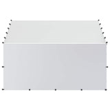 Chicken Coop with Roof Silver 200 x 200 x 150 cm 42042520