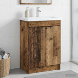 Bathroom under Sink Cabinet Old Wood 78.5 x 37.5 x 81 cm 890112
