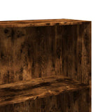 Bookcase Smoked Oak 60x30x189 cm Engineered Wood 857921