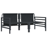 Outdoor Furniture 2 Piece Anthracite 80 x 80 x 71 cm Steel 42009984
