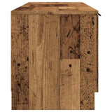 TV Cabinet Old Wood 140x35x40 cm Engineered Wood 856850