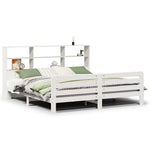 Bed Frame without Mattress White 180x200 cm Super King Solid Wood Pine 3309933
