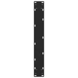 Bar Table Legs Black 2 pcs 60x cm Steel 4013356