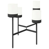 Flower Stand White 125 x 55 x 81 cm PP and Steel 42033401
