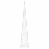 Acrylic Decorative LED Light Cone Cold White 60 cm 328956