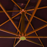 Hanging Garden Parasol Bordeaux red 313776