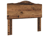 Bed Frame with Headboard Old Wood 90 x 190 cm Solid Pine Wood 3413369