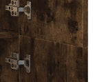 Highboard Smoked Oak 70x35x180 cm Engineered Wood 3276662