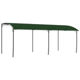 Gazebo 6 x 3 x 2.55 m Green Powder-Coated Steel and Fabric 42030541