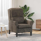 Armchair Dark grey 76 x 94 x 102 cm Faux Leather 42009868