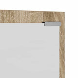 Wall-Mounted Coat Rack with Mirror Sonoma Oak 100 x 10 x 100 cm 874509