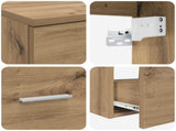 Bathroom Furniture Set 2 pcs Artisan Oak Engineered Wood 3403983