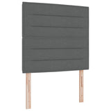 ZNTS Bed Frame Dark Grey 90x190 cm Fabric 3344614