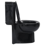 WC Ceramic Toilet Bathroom Corner Toilet Black 141134