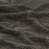 Throw Cotton 220x250 cm Anthracite/Brown 133751