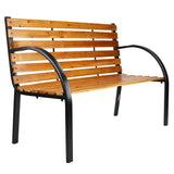 ZNTS HI Park Bench Brown 122x60x81 cm 435289